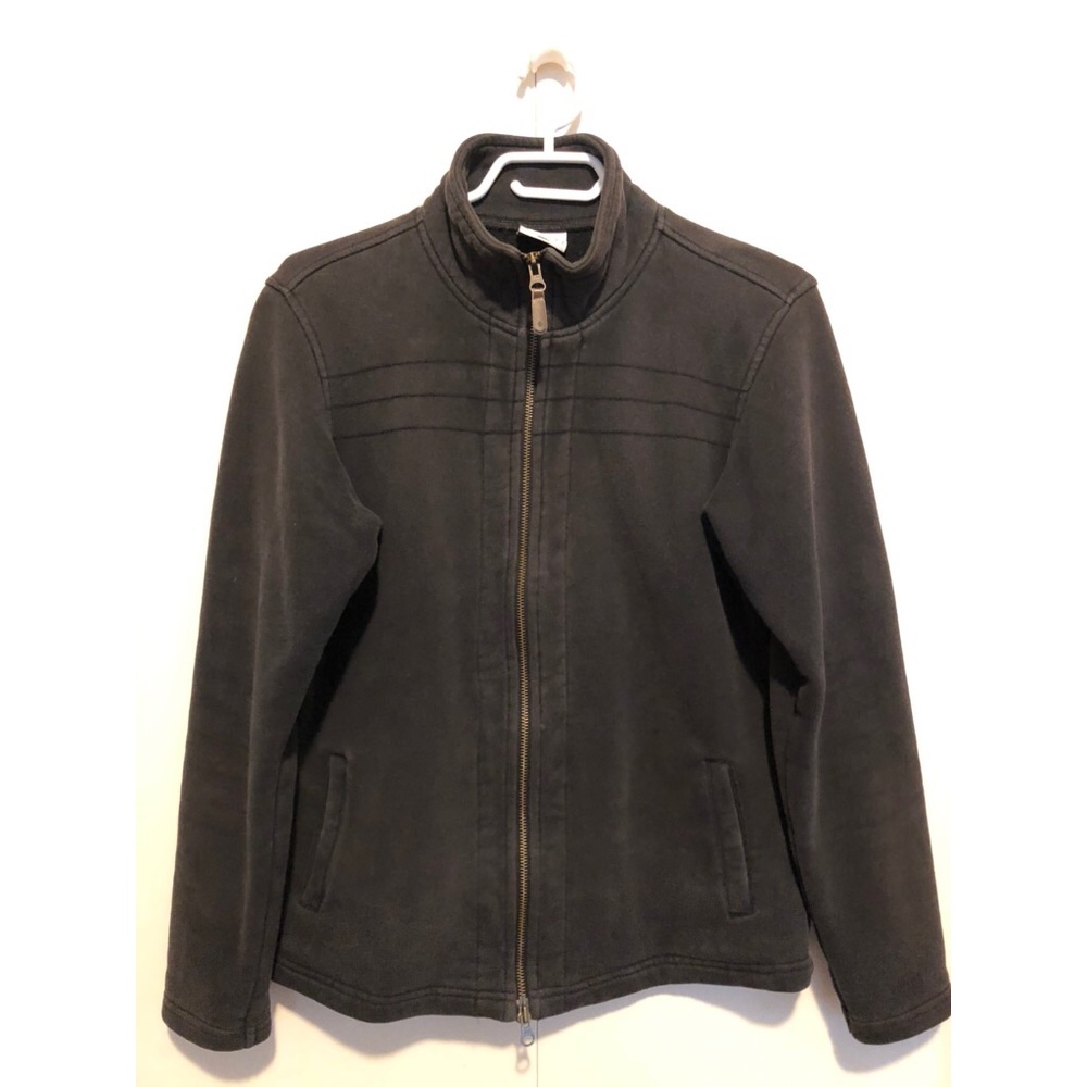 Columbia Brown/ Grey Full Zip Lightweight Jacket
